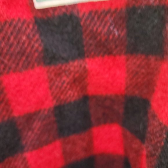 Vintage LL Bean Baxter State Parka Red with Plaid lining Size Large - Picture 7 of 11
